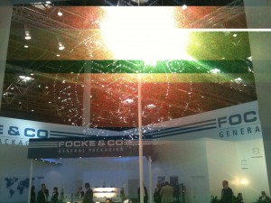 laser-fried-my-camera One of the reasons I don't have a pic: The laser in this trade show booth fried my iPhone's camera