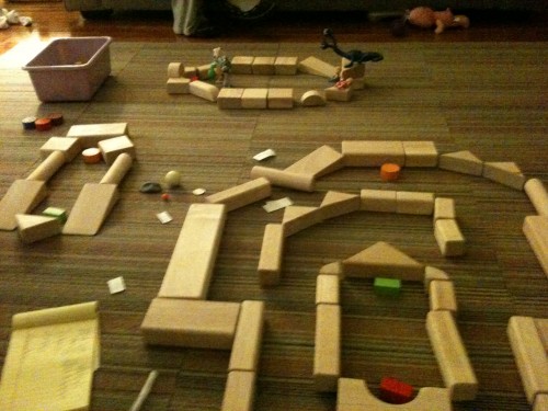 A multi-level dungeon we built